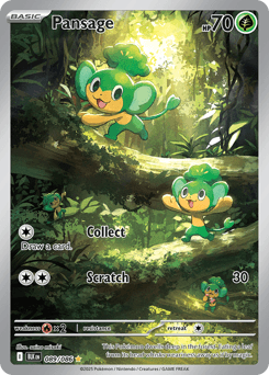 Pansage #89 — Pokemon Black Bolt