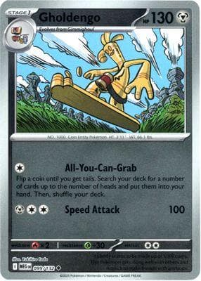 Gholdengo [Reverse Holo] #99 — Pokemon Mega Evolution