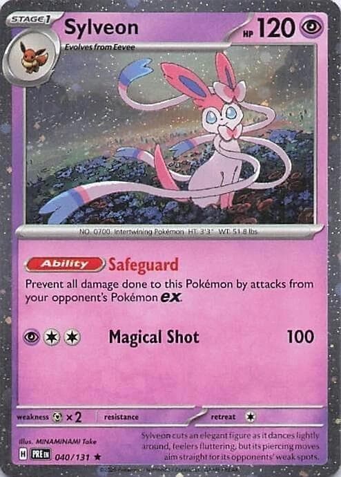 Sylveon [Cosmos Holo] #40 — Pokemon Prismatic Evolutions