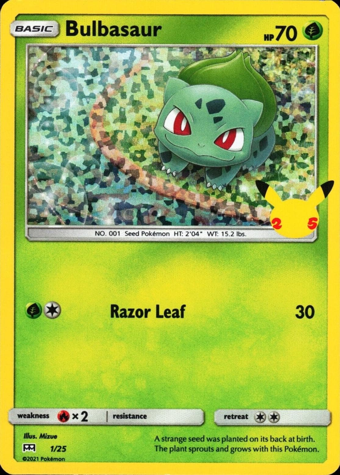 Bulbasaur [Holo] #1 — Pokemon McDonalds 2021