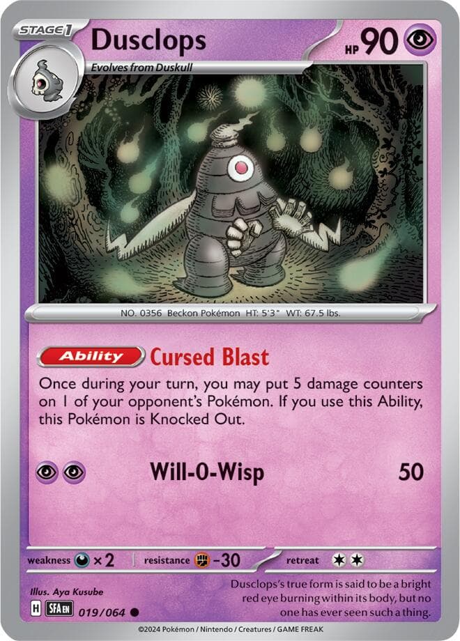Dusclops #19 — Pokemon Shrouded Fable