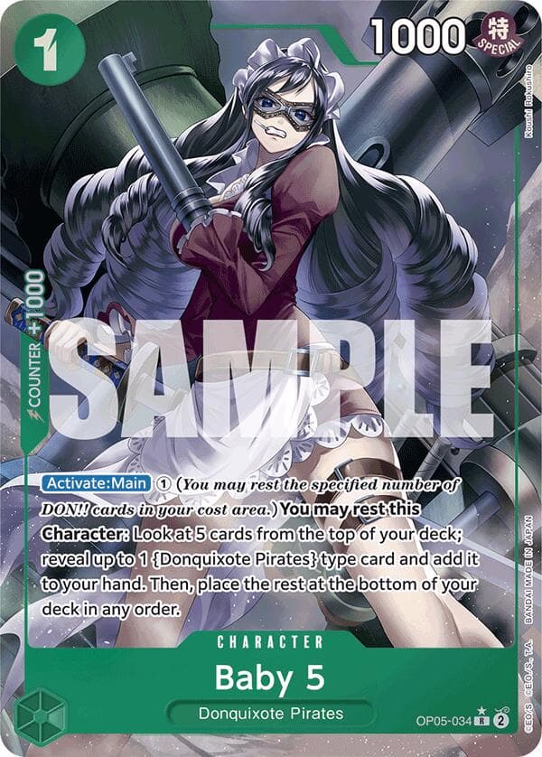 Baby 5 [Full Art PRB01] OP05-034 — One Piece Awakening of the New Era