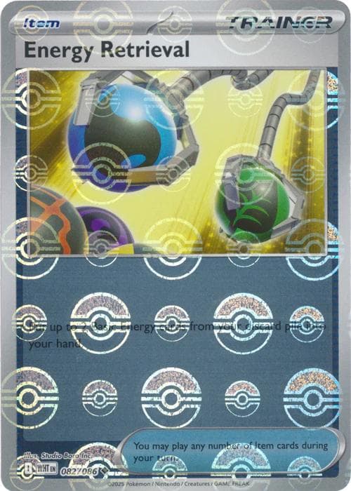 Energy Retrieval [Poke Ball] #82 — Pokemon White Flare