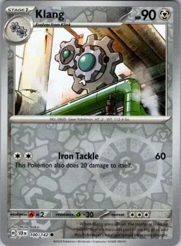 Klang [Reverse Holo] #100 — Pokemon Stellar Crown