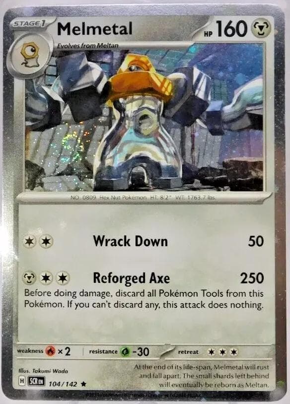 Melmetal [Cosmos Holo] #104 — Pokemon Stellar Crown