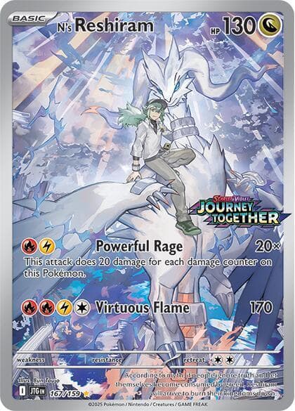 N's Reshiram [Stamped] #167 — Pokemon Journey Together