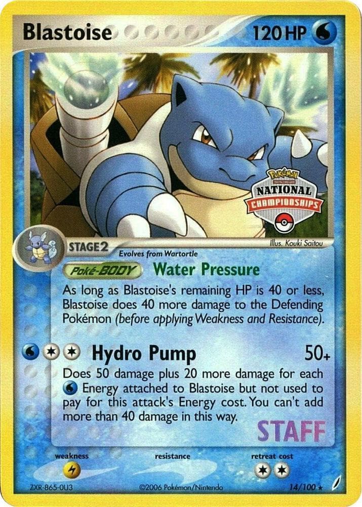Blastoise [Staff] #14 — Pokemon Crystal Guardians