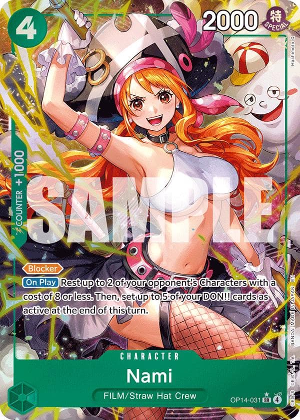 Nami [Alternate Art] OP14-031 — One Piece Azure Sea's Seven
