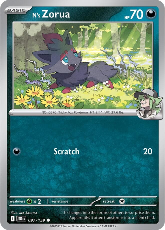 N's Zorua #97 — Pokemon Journey Together