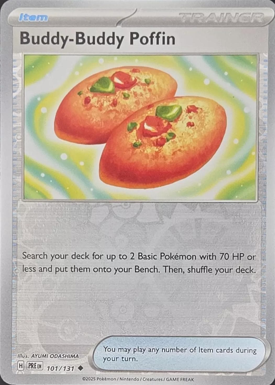 Buddy-Buddy Poffin [Reverse] #101 — Pokemon Prismatic Evolutions