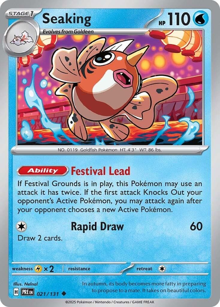 Seaking #21 — Pokemon Prismatic Evolutions