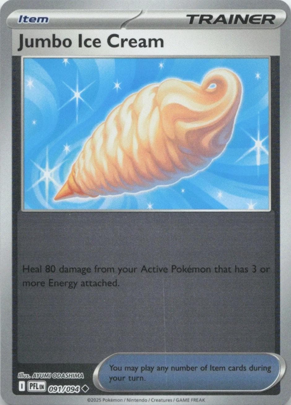 Jumbo Ice Cream [Reverse Holo] #91 — Pokemon Phantasmal Flames