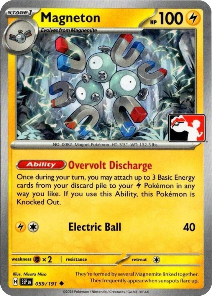 Magneton [Prize Pack] #59 — Pokemon Surging Sparks