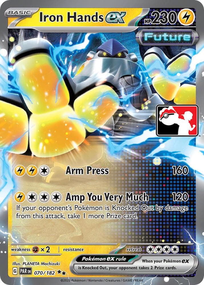 Iron Hands Ex [Prize Pack] #70 — Pokemon Paradox Rift