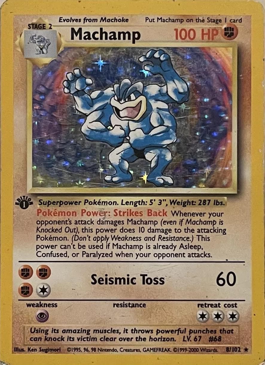 Machamp [1999-2000] #8 — Pokemon Base Set