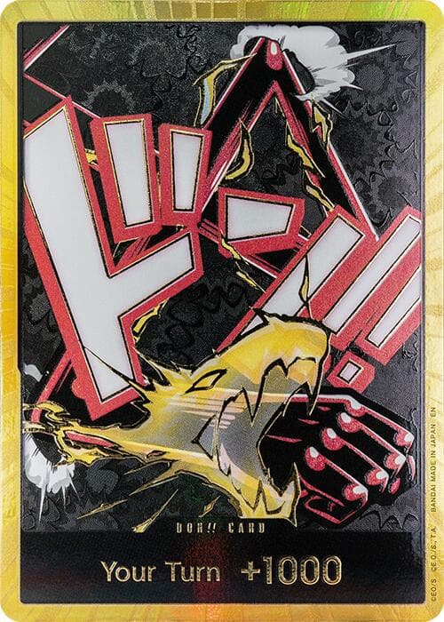 DON!! Card [Luffy Gear 4 Gold]  — One Piece Premium Booster 2