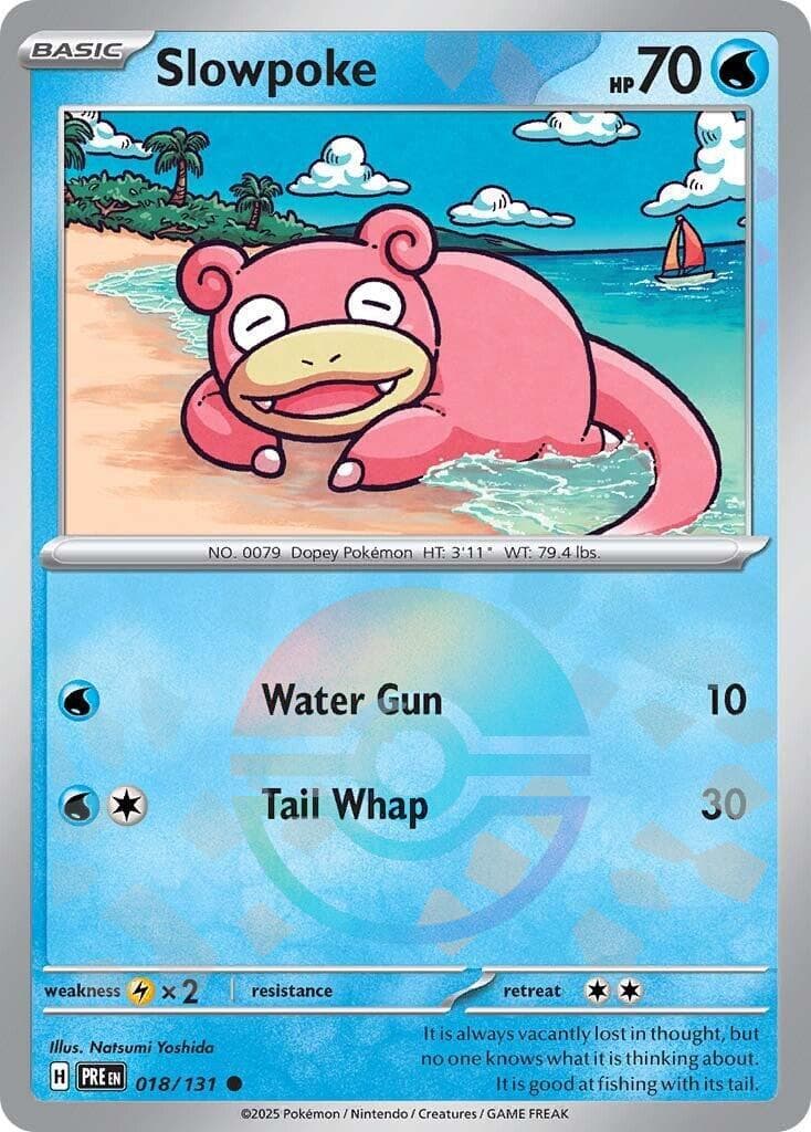 Slowpoke [Poke Ball] #18 — Pokemon Prismatic Evolutions