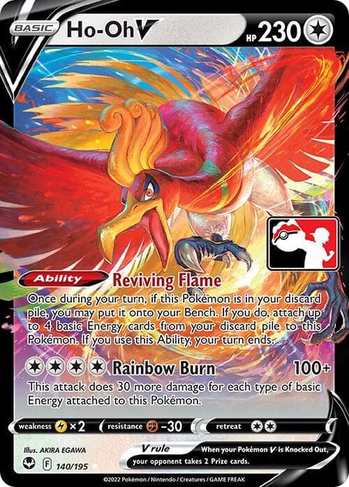 Ho-Oh V [Prize Pack] #140 — Pokemon Silver Tempest