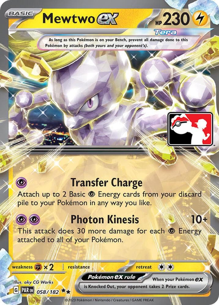 Mewtwo Ex [Prize Pack] #58 — Pokemon Paradox Rift