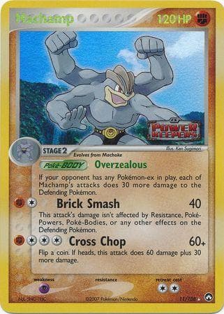 Machamp [Reverse Holo] #11 — Pokemon Power Keepers