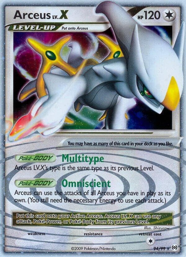 Arceus LV. X #94 — Pokemon Arceus