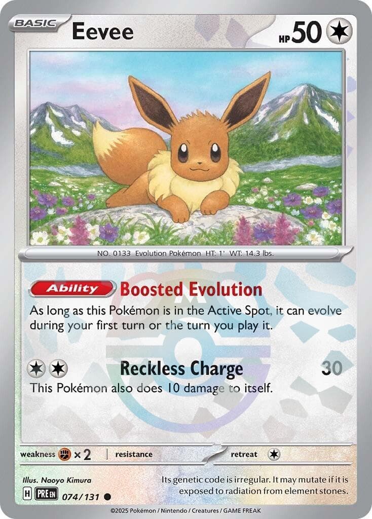 Eevee [Master Ball] #74 — Pokemon Prismatic Evolutions