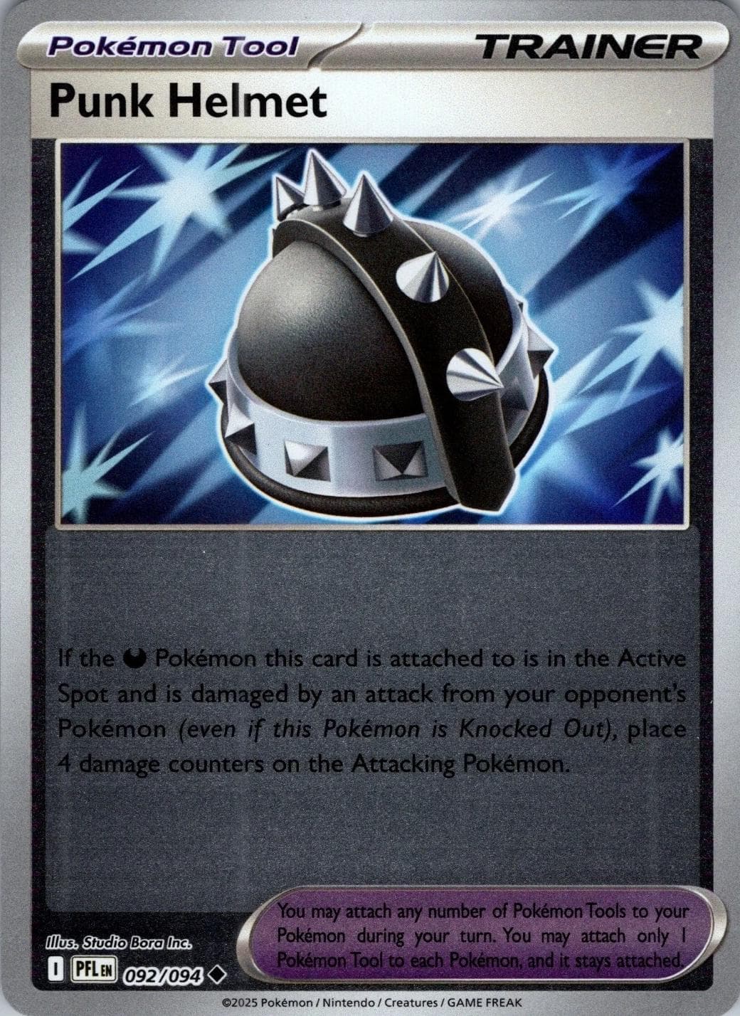 Punk Helmet [Reverse Holo] #92 — Pokemon Phantasmal Flames