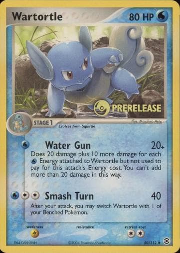 Wartortle [Prerelease] #50 — Pokemon Fire Red & Leaf Green