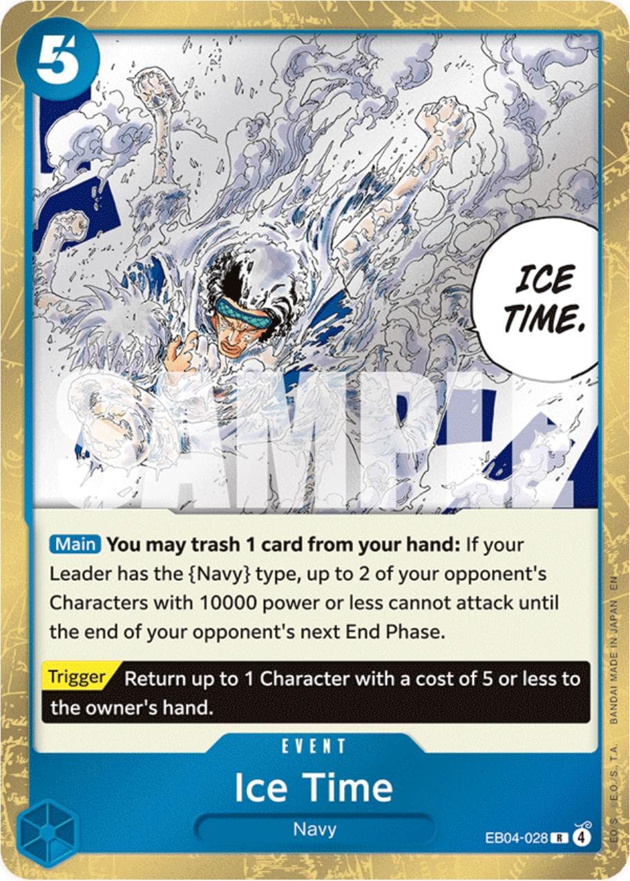 Ice Time EB04-028 — One Piece Extra Booster EB04