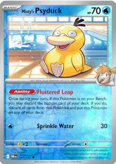 Misty's Psyduck [Reverse Holo] #45 — Pokemon Destined Rivals