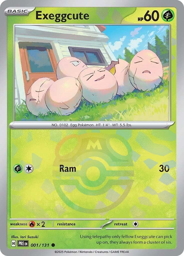 Exeggcute [Master Ball] #1 — Pokemon Prismatic Evolutions