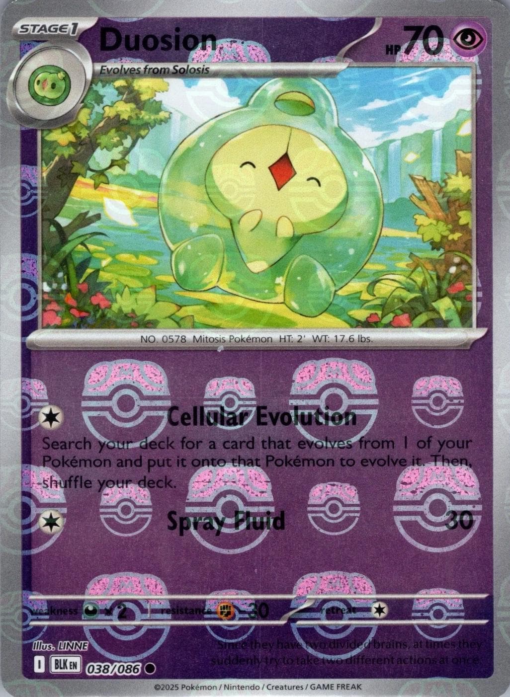 Duosion [Master Ball] #38 — Pokemon Black Bolt