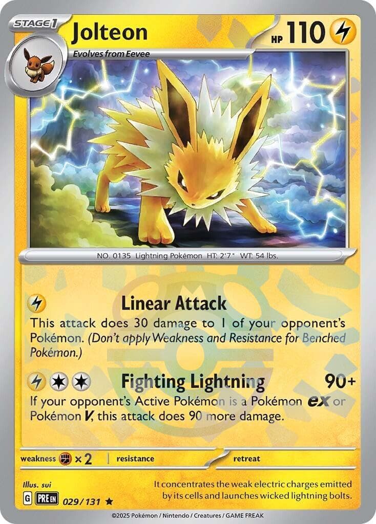 Jolteon [Master Ball] #29 — Pokemon Prismatic Evolutions