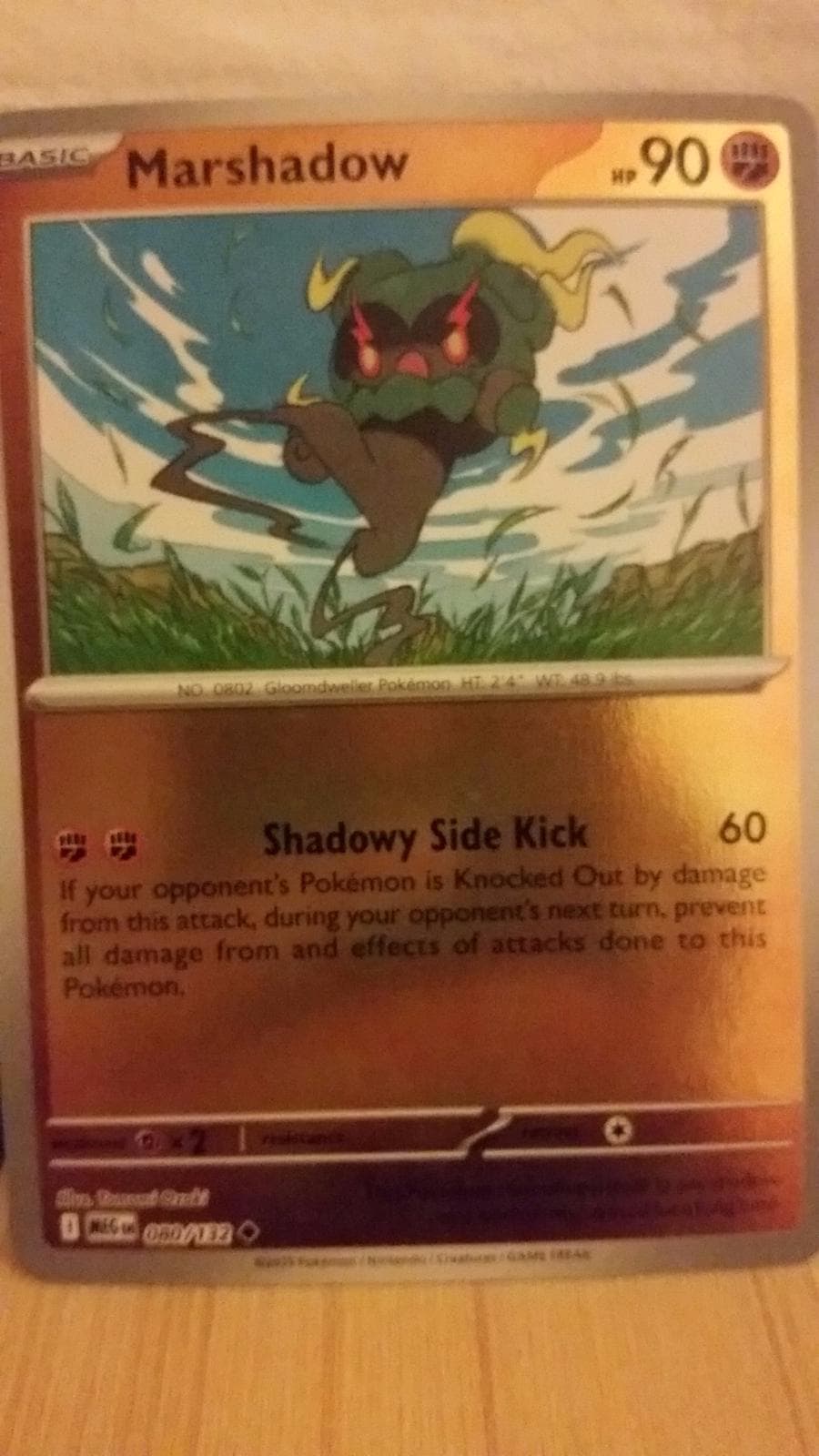 Marshadow [Reverse Holo] #80 — Pokemon Mega Evolution