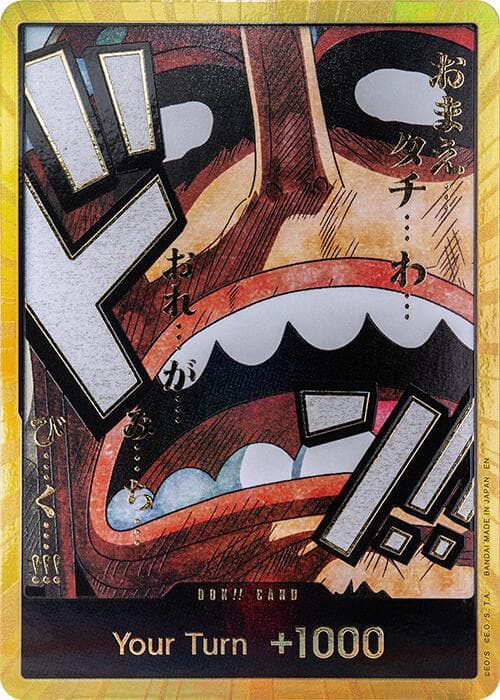 DON!! Card [Usopp Gold]  — One Piece Premium Booster 2