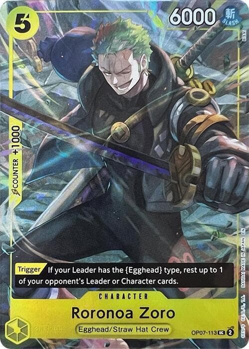 Roronoa Zoro [Illustration Box Vol. 3] OP07-113 — One Piece Promo