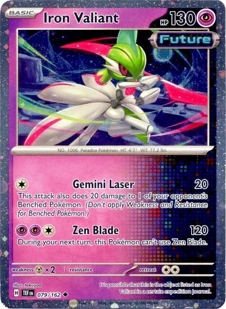 Iron Valiant [Cosmos Holo] #79 — Pokemon Temporal Forces