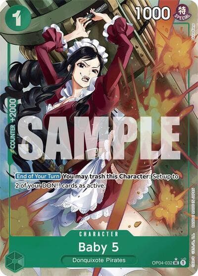 Baby 5 [Full Art PRB01] OP04-032 — One Piece Kingdoms of Intrigue