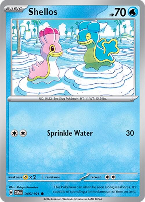 Shellos #46 — Pokemon Surging Sparks