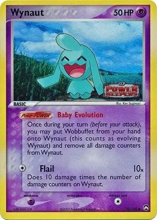 Wynaut [Reverse Holo] #70 — Pokemon Power Keepers