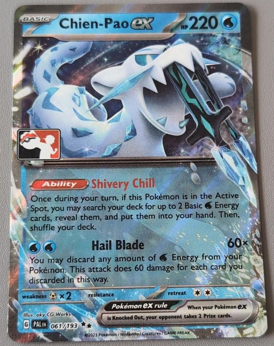 Chien-Pao [Prize Pack] #61 — Pokemon Paldea Evolved