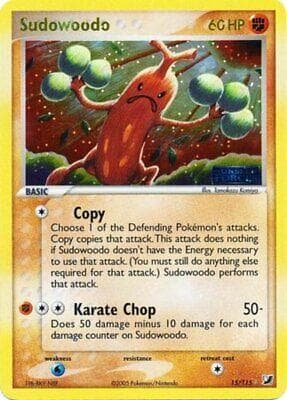 Sudowoodo [Reverse Holo] #15 — Pokemon Unseen Forces