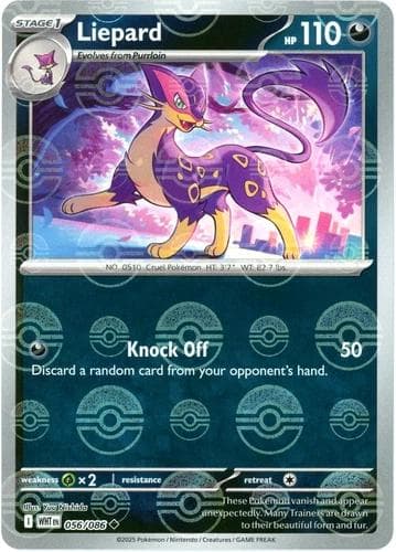 Liepard [Poke Ball] #56 — Pokemon White Flare