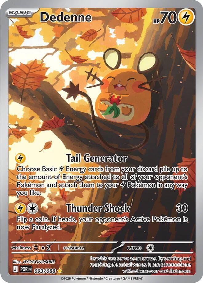 Dedenne #93 — Pokemon Perfect Order
