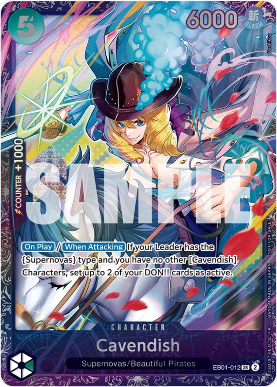 Cavendish [Treasure Cup 2024] EB01-012 — One Piece Promo