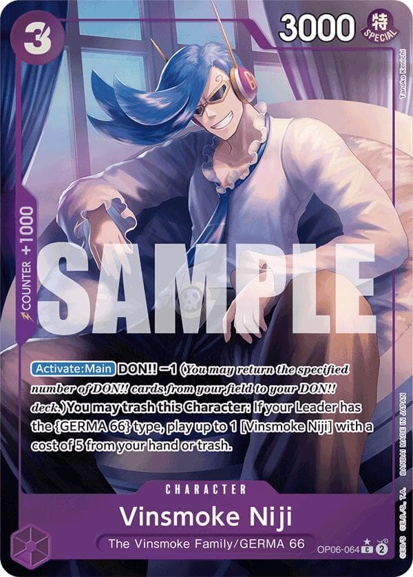 Vinsmoke Niji [Full Art PRB01] OP06-064 — One Piece Wings of the Captain