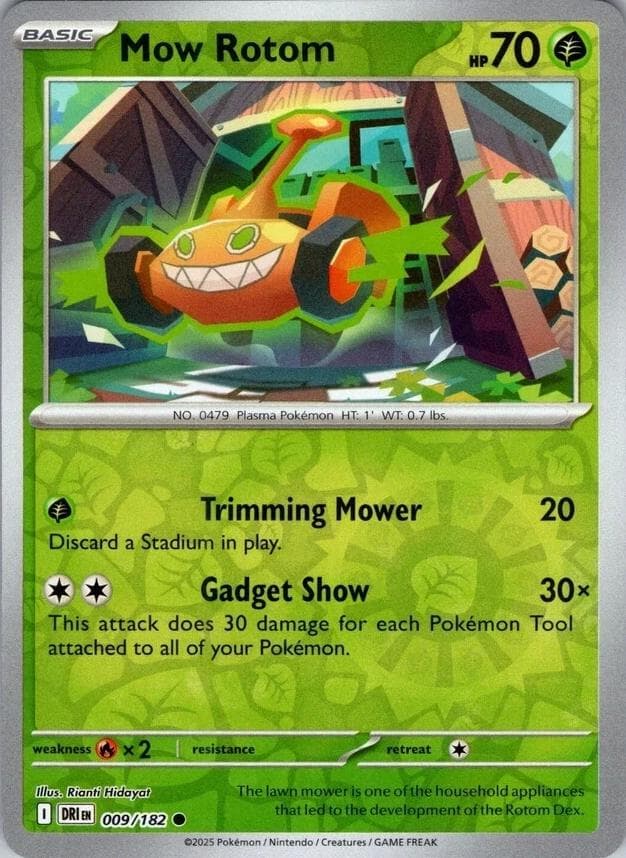 Mow Rotom [Reverse Holo] #9 — Pokemon Destined Rivals