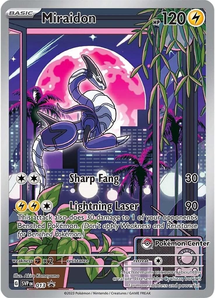 Miraidon [Pokemon Center] #13 — Pokemon Promo