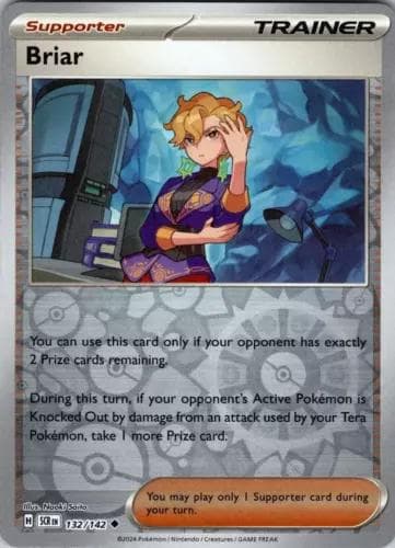 Briar [Reverse Holo] #132 — Pokemon Stellar Crown