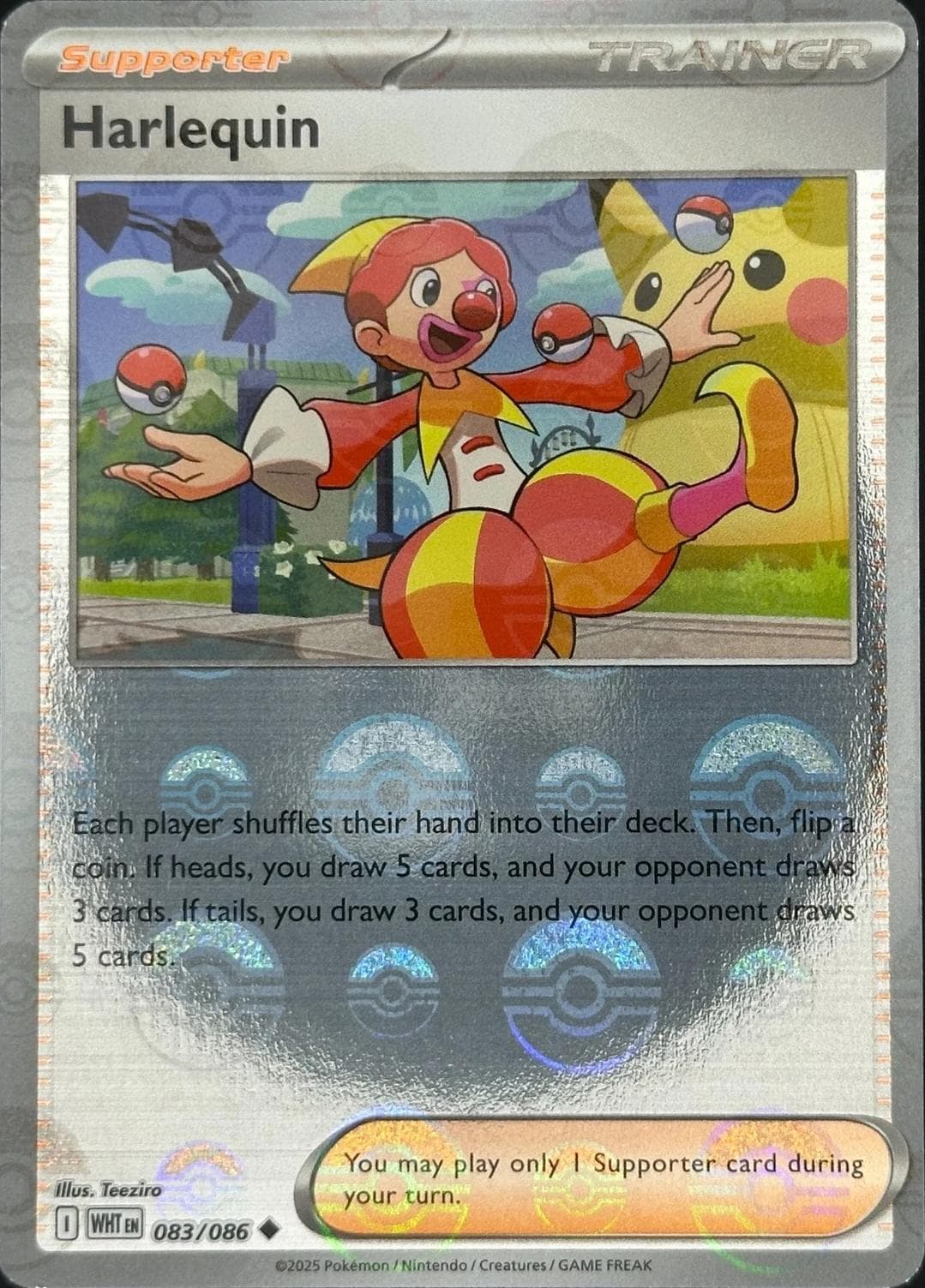Harlequin [Poke Ball] #83 — Pokemon White Flare